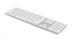 Matias RGB Backlit Wired Aluminum keyboard voor Mac - Silver, Space Gray.